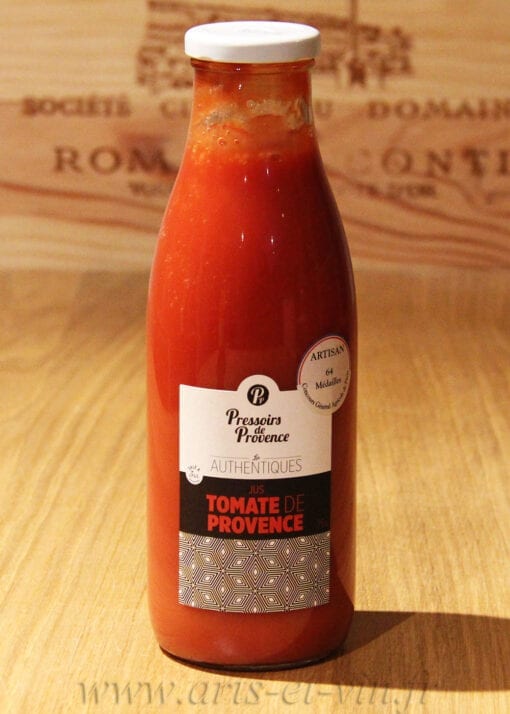 Bouteille Pur Jus Tomate de Provence Pressoirs de Provence