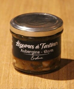 Legumes a tartiner aubergines thym Maison Telme