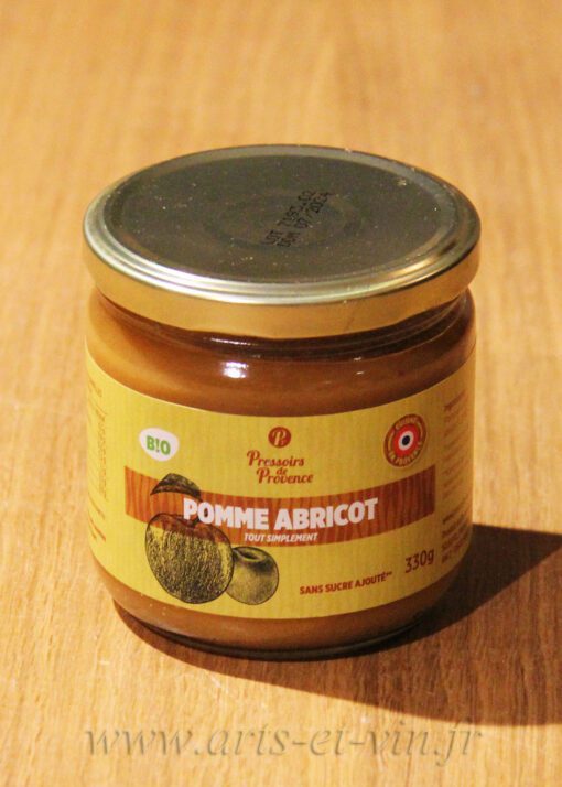 Compote Bio Pomme Abricot Pressoirs de Provence