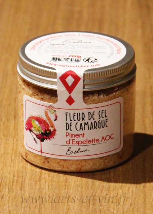 fleur de sel de camargue piment espelette