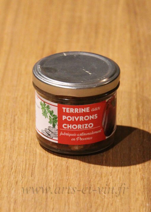 Terrine Poivron Chorizo 90g Telme